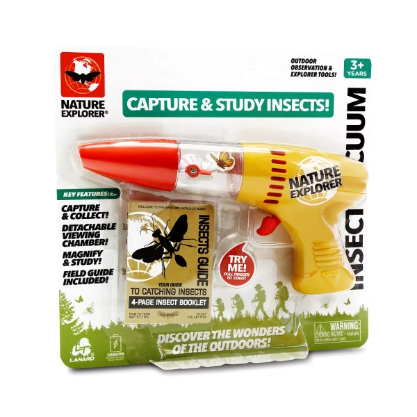 Lanard Toys Nature Explorer Insect Vacuum with Detachable Viewing Chamber