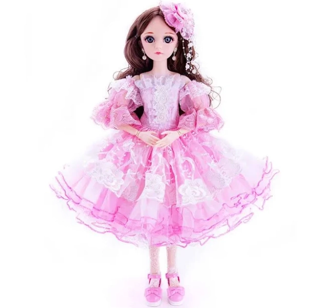 Fashion Girl Doll Toy Simul Moveable Jointed DIY Smart Princess Doll Set