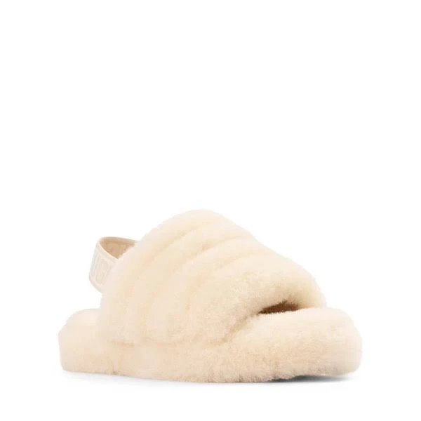 Ugg Fluff Yeah Slide - Little Kid / Big Kid - Black - Size 3