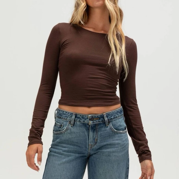 Tillys Women's Long Sleeve Baby Tee