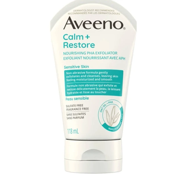 Aveeno Calm + Restore Nourishing PHA Exfoliator