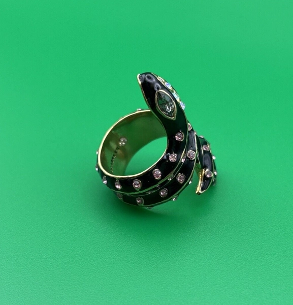 Betsey Johnson Serpent Ring Size 7.5 - Missing Stone