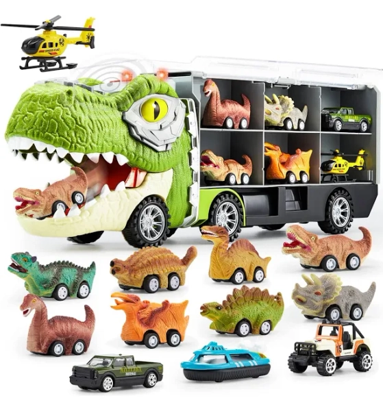 Joyfy 13 in 1 Dinosaur Truck Toys