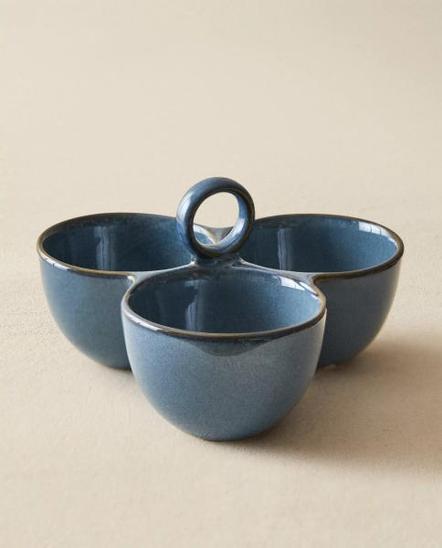 TRIPLE APPETIZER BOWL