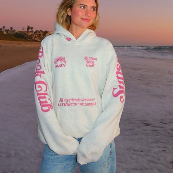 Dandy Worldwide Book Club Oversized Lux Hoodie