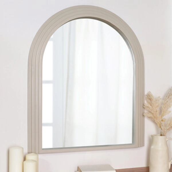 Evie Ridged Arch Lean To Mirror