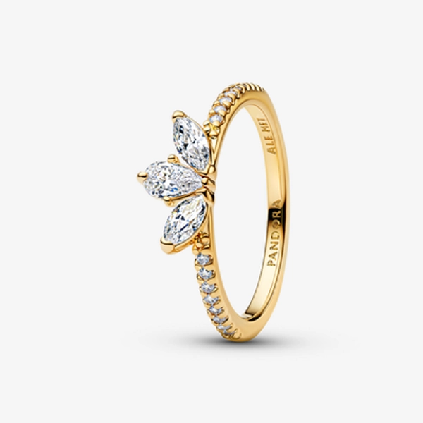 Pandora Sparkling Herbarium Cluster Ring