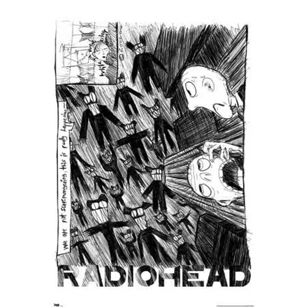 Trends International Radiohead Wall Poster, Size: 12x18inch(30x45cm), Multicolor