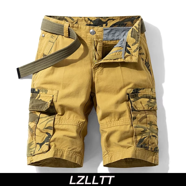New Summer Men Cargo Camouflage Shorts Mens Cotton Beach Multi Pocket Shorts Man Spring Casual Joggers Shorts Male Dropshipping - AliExpress 200000343