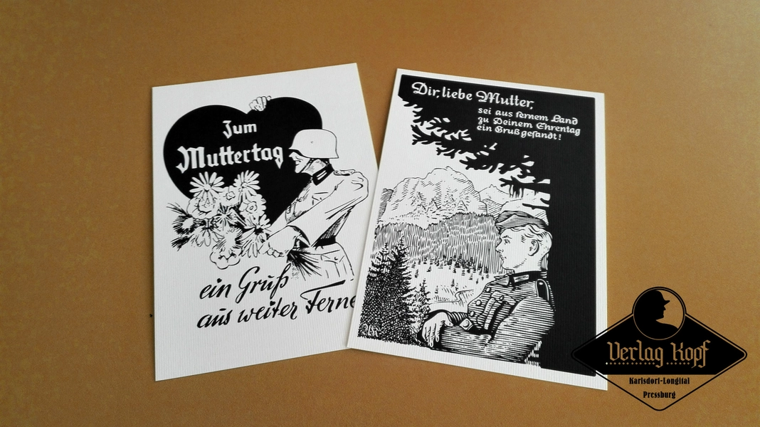 German Postcards set #3 Muttertag