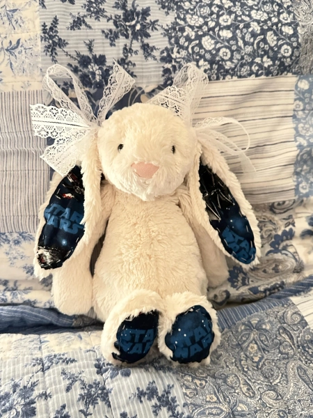 STAR Bunny! SKYWALKER, Stuffed animal, custom