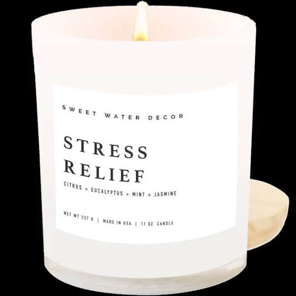 SWEET WATER DECOR Stress Relief Soy Candle