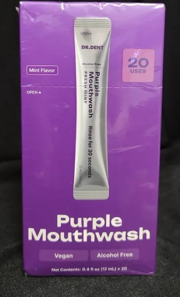 Dr.Dent Purple Mouthwash 20 Sachets