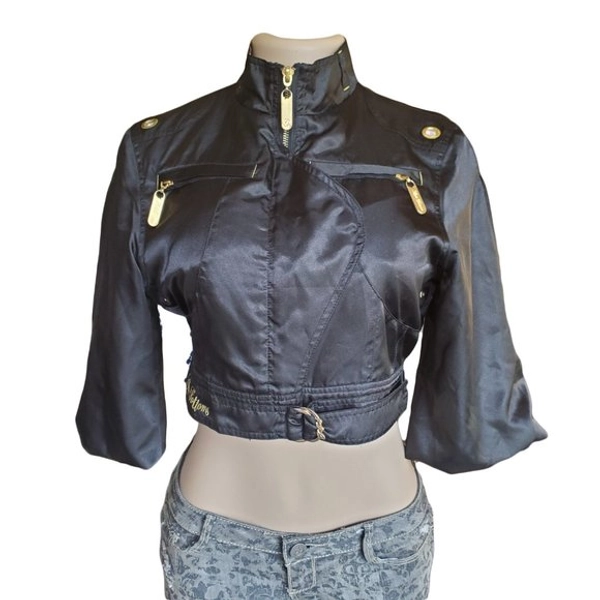 Apple Bottoms Retro Bomber Half Jacket