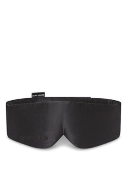 Dore & Rose Deep Sleep Mask - slaapmasker van zijde - Zwart