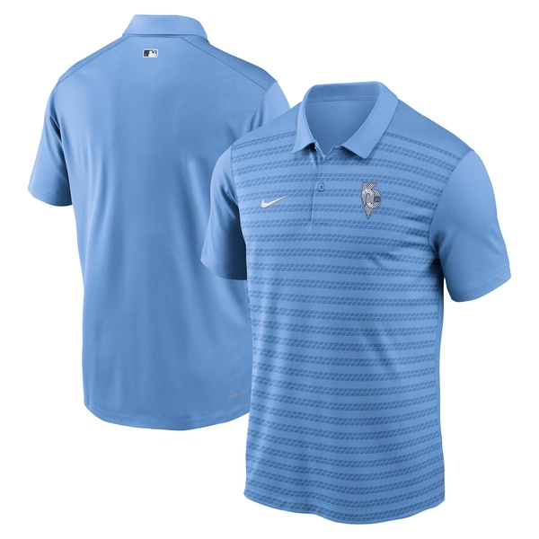 Men's Kansas City Royals  Nike Light Blue Authentic Collection City Connect Victory Dri-FIT Polo
