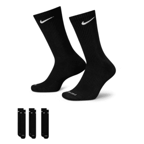 Nike Everyday Plus Cushioned Training Crew Socks (3 Pairs)