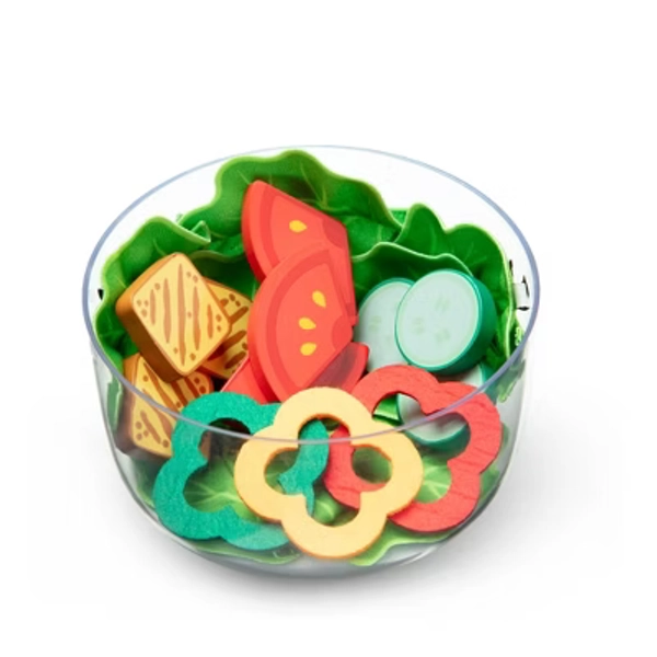 Melissa & Doug Salad Spinner Play Set, Pretend Play Food