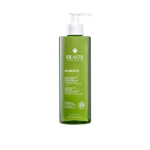 Rilastil Acnestil Purifying and Rebalancing Cleansing Gel 400ml (13.52floz)