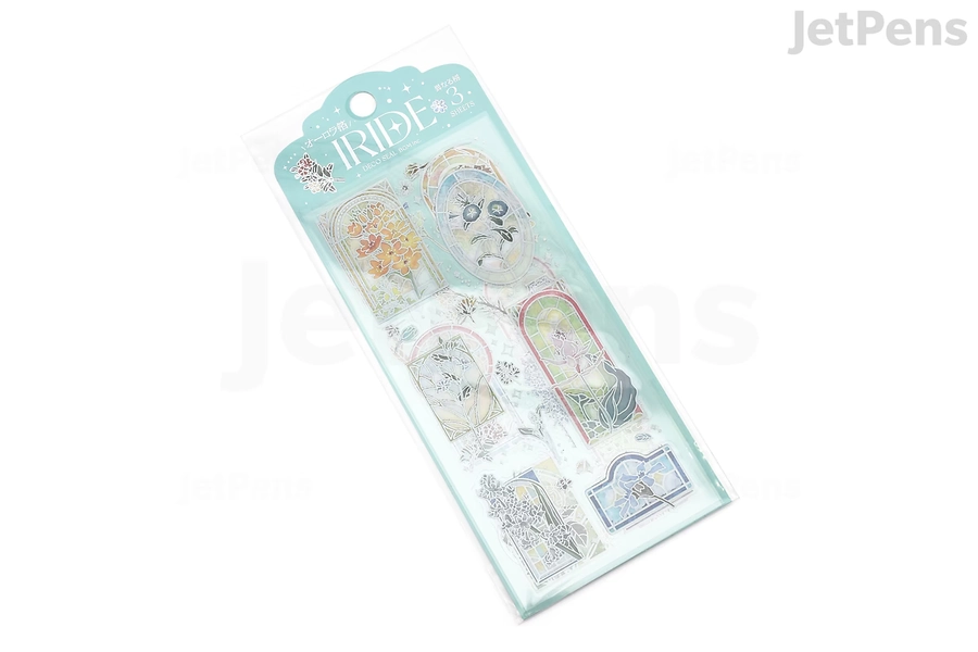BGM Iride Stickers - Stained Glass - 3 Sheets