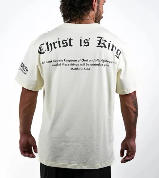 HolStrength Christ Is King Oversized Tee