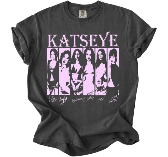 Comfort Colors Katseye Girls Tee, Katseye Members Kpop Shirt, Beautiful Chaos Tour, Kpop Music Fan Gift
