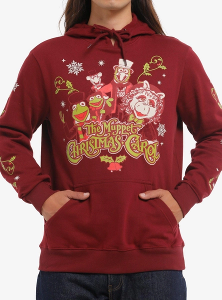 Our Universe Disney The Muppet Christmas Carol Maroon Group Hoodie