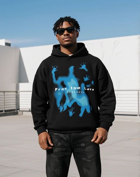 Aelfric Eden Abstraction Shadow Graphic Pullover Hoodie