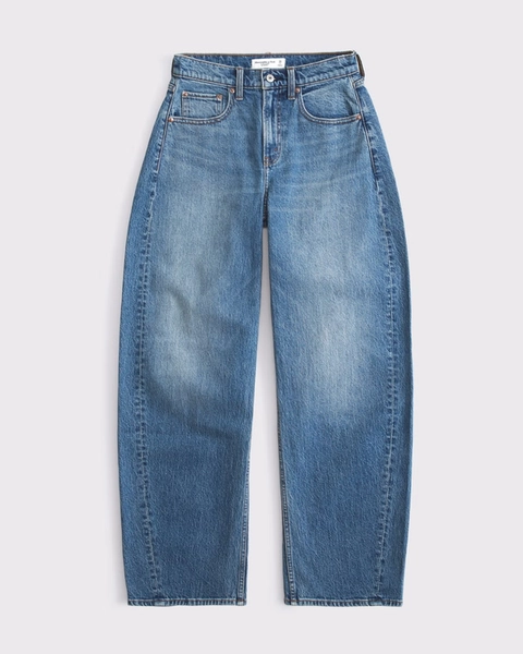 High Rise Barrel Jean
