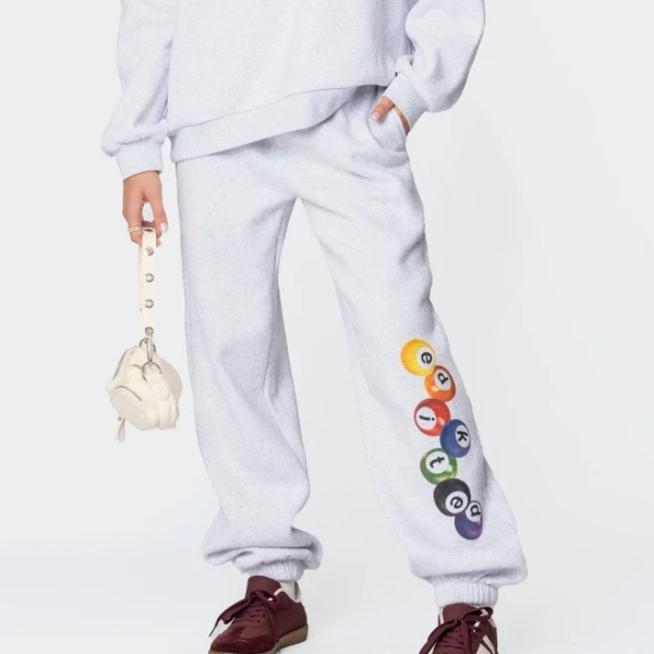 Edikted Women's Billiard Oversized Sweatpants
