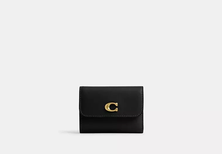 Brass/Black Essential Card Holder Wallet