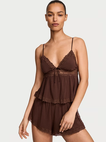 SoSoft™ Modal Lace-Trim Cami & Shorts Set
