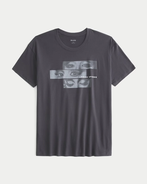 Oversized Ariana Grande Graphic Tee