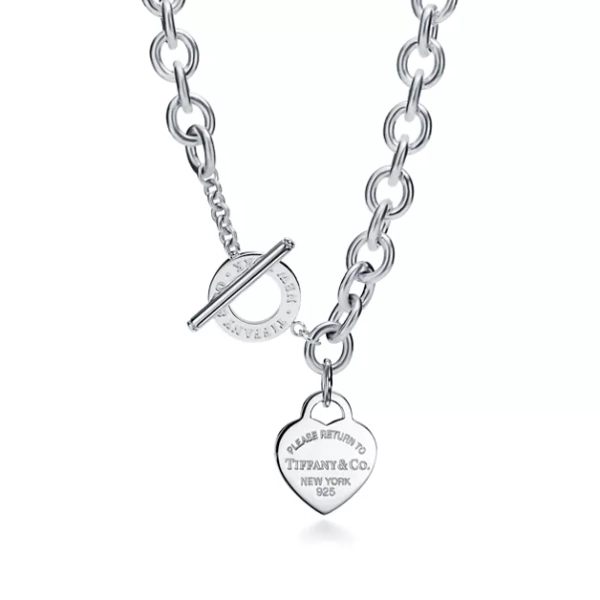 Return to Tiffany® Heart Tag Toggle Necklace in Silver