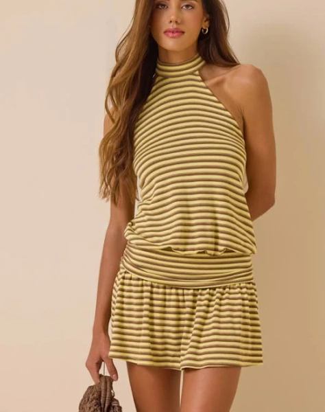 Altar'd State Cher Halter Mini Dress