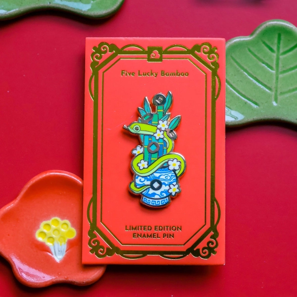 Limited Edition - Five Lucky Bamboo - the Year of the Snake