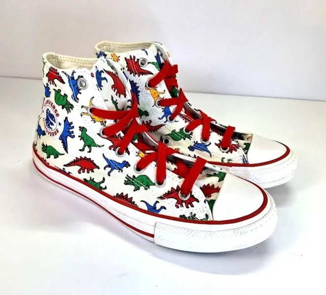 Converse Chuck Taylor All Star Dinoverse Dinosaur Hi-Top Sneaker Junior US Sz 51