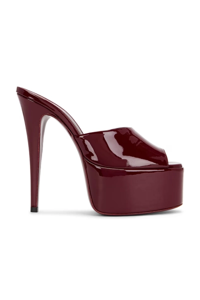 Paris Texas Marina Mule in Rouge Noir | REVOLVE