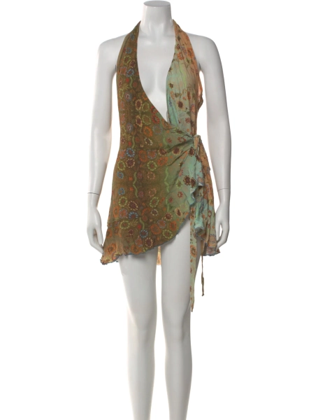 Silk Mini Dress