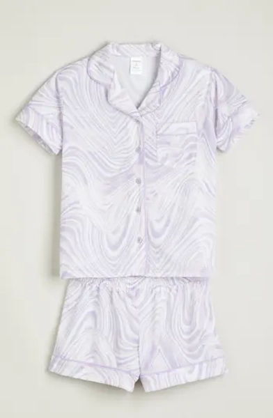 Kids' Print Two-Piece Short Pajamas