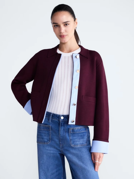 Free Assembly Women's Cropped Sweater Jacket, Sizes XS-XXL - Walmart.com