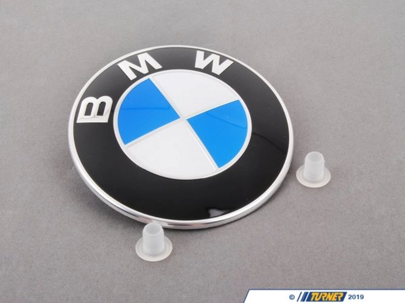 Genuine BMW Hood and/or Trunk Emblem With Grommets - Fits Most BMWs