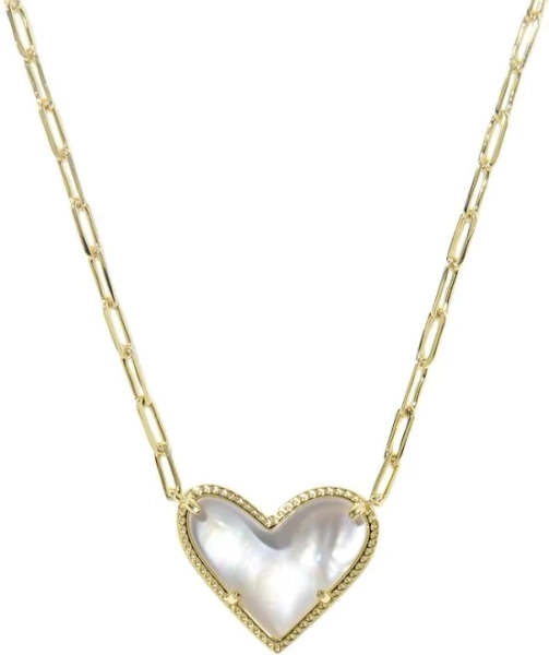 Kendra Scott Ari Heart Statement Short Pendant Necklace
