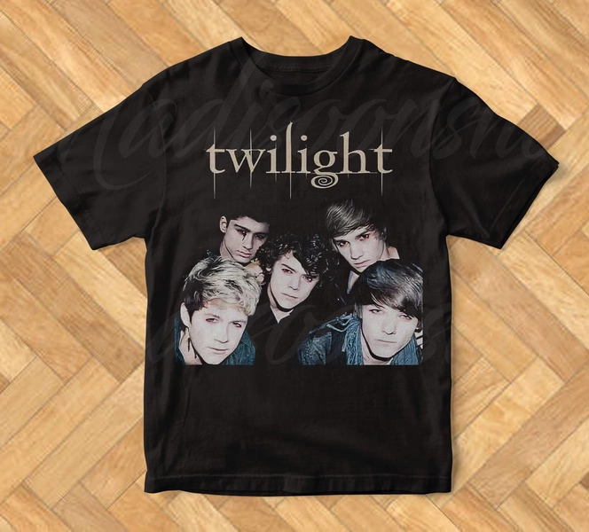 Twilight One Direction T-Shirt: Vintage Soft Cotton Colors Tee
