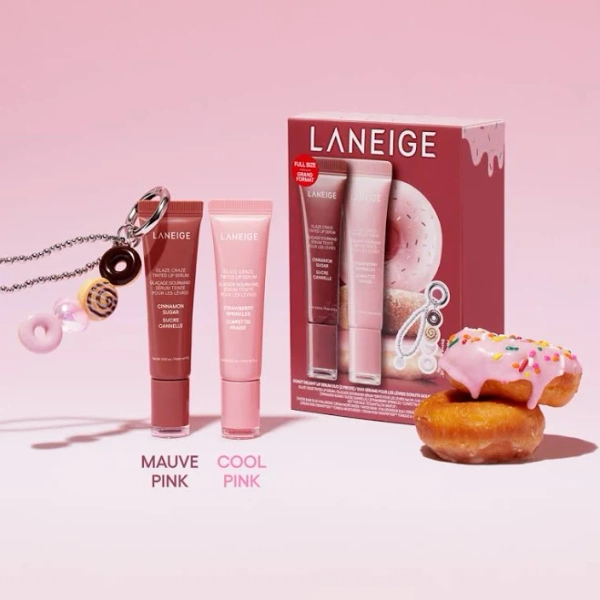 Laneige Donut Delight Lip Serum Duo