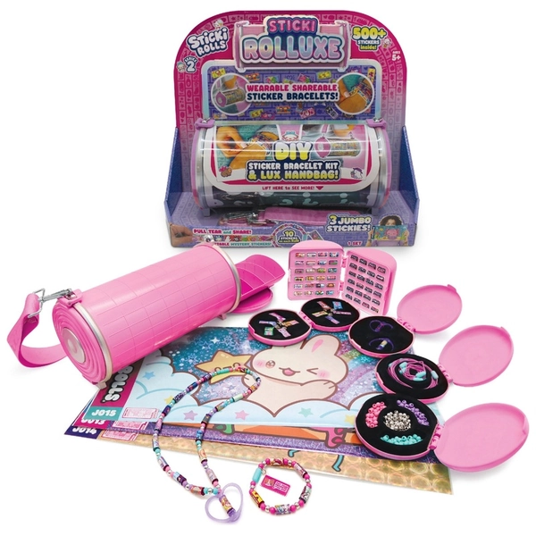 Sticki Rolls Jumbo Studio Rolluxe Handbag and Jewellery Making Kit | Smyths Toys UK