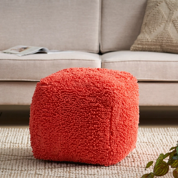 Home Loft Concepts 16'' Wide Square Pouf Ottoman & Reviews | Wayfair