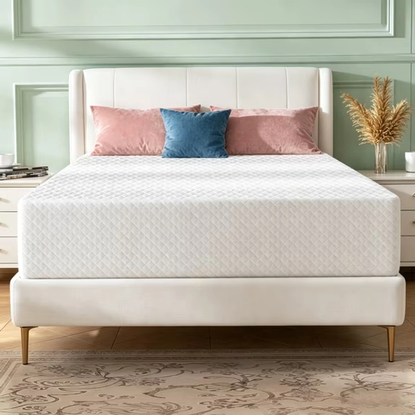 Full Mattress Bed in a Box, 6" Cooling Green-Tea Gel Memory Foam Mattress with Graphene Fabric Cover