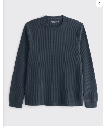 Long sleeve classic waffle tee