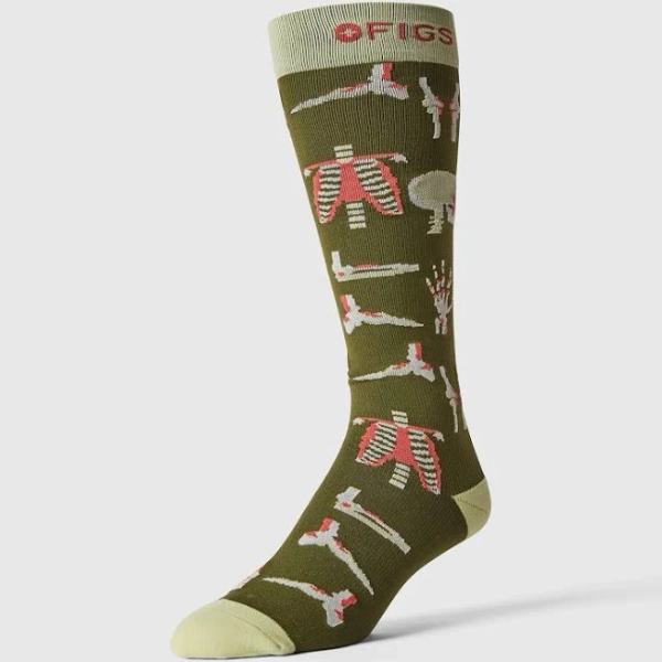 Figs Women's Spruce Bad to The Bone Compression Socks